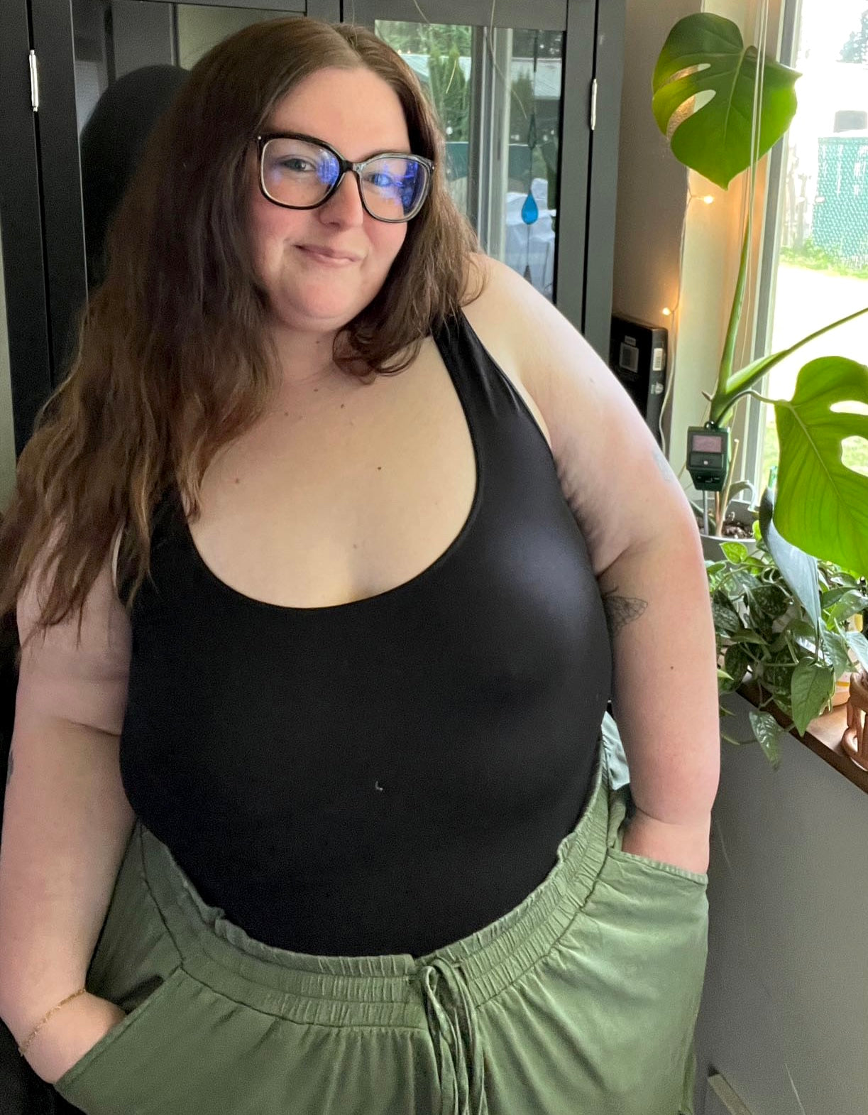 Plus Size Reversible Seamless Tank Top