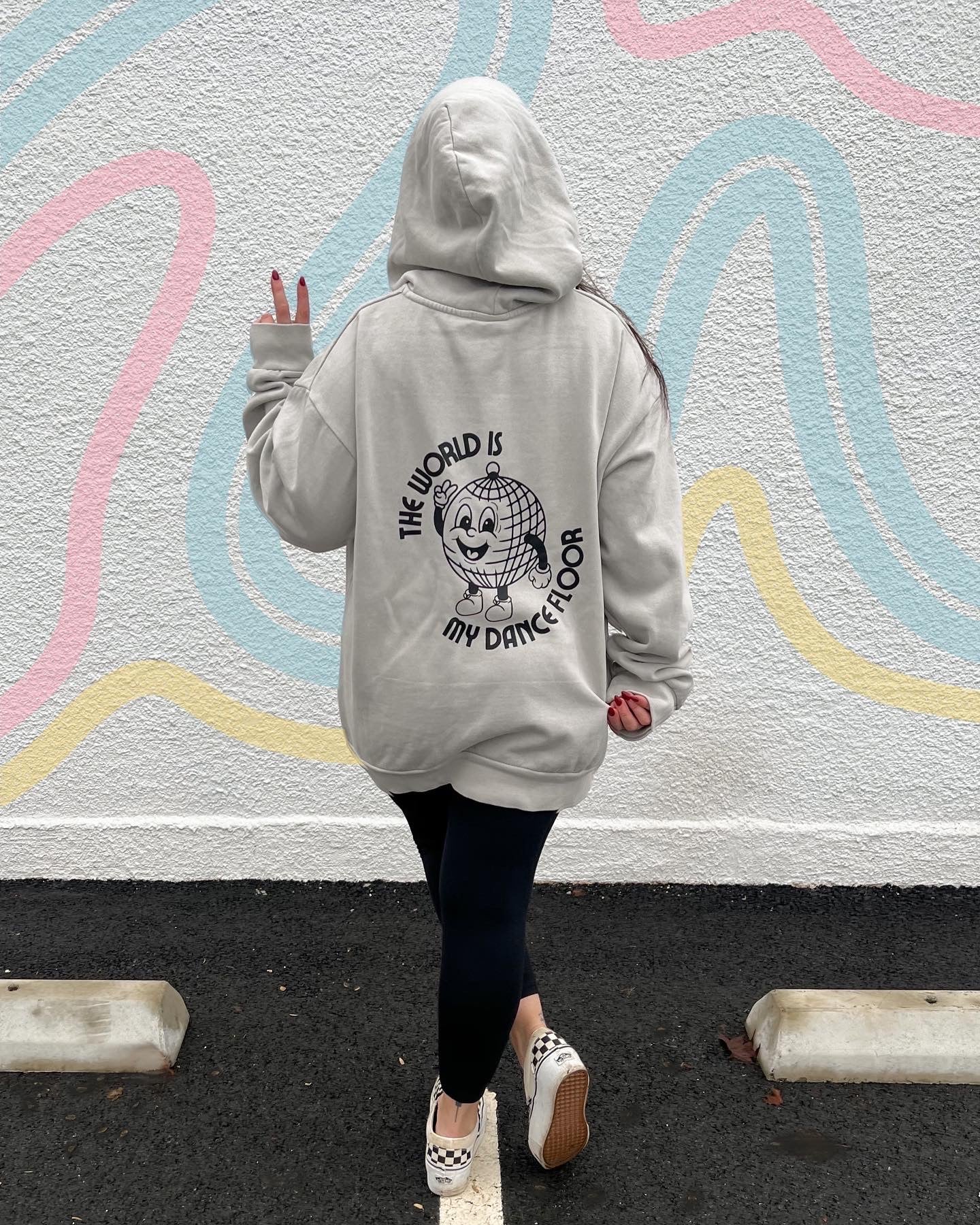 The World is my Dance Floor Disco Hoodie