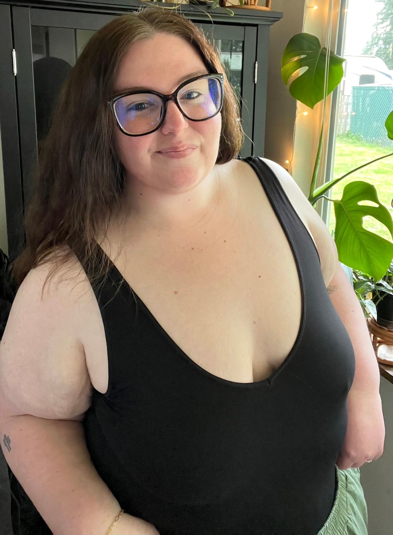 Plus Size Reversible Seamless Tank Top
