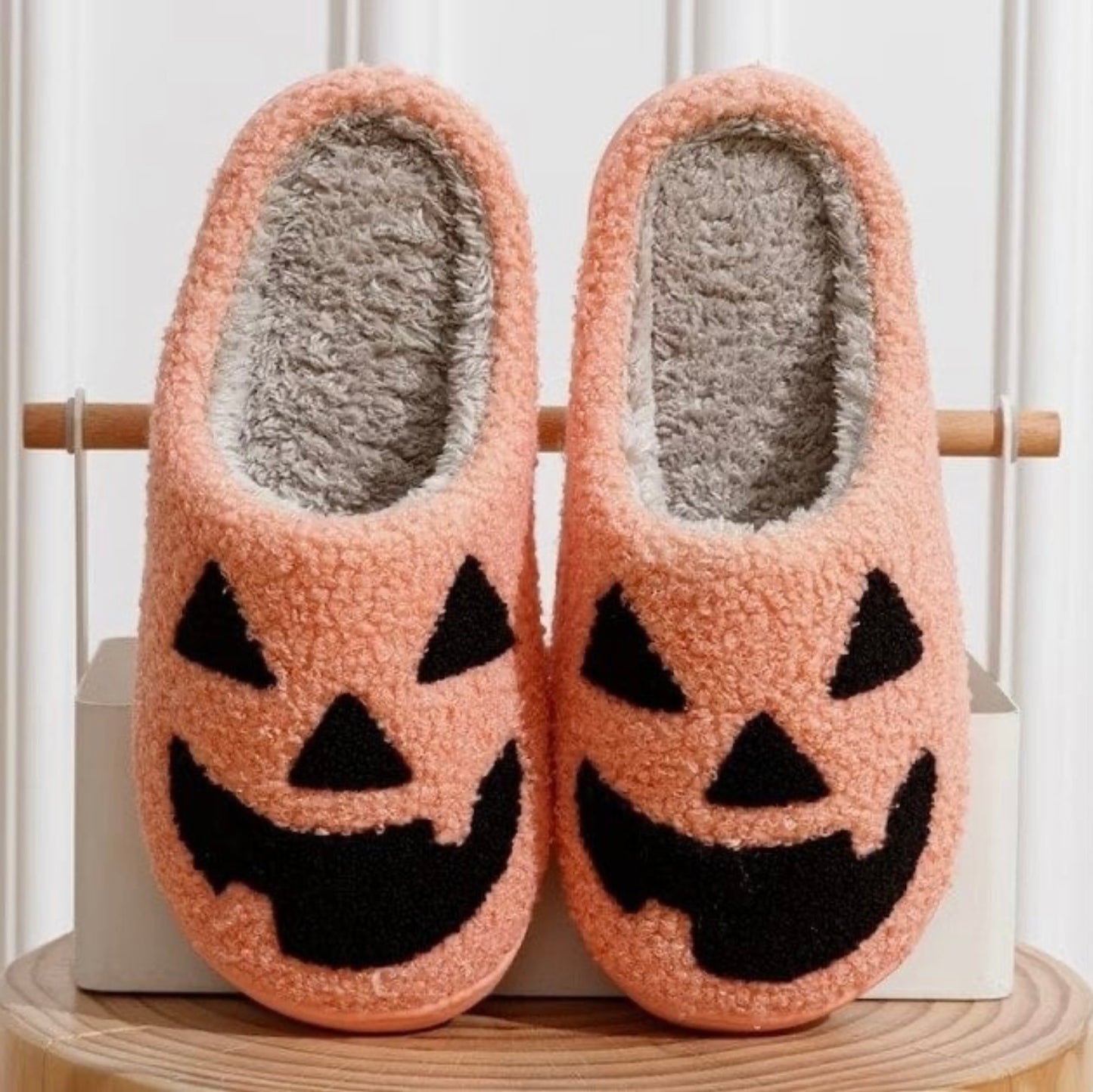 Jack o Lantern Slippers