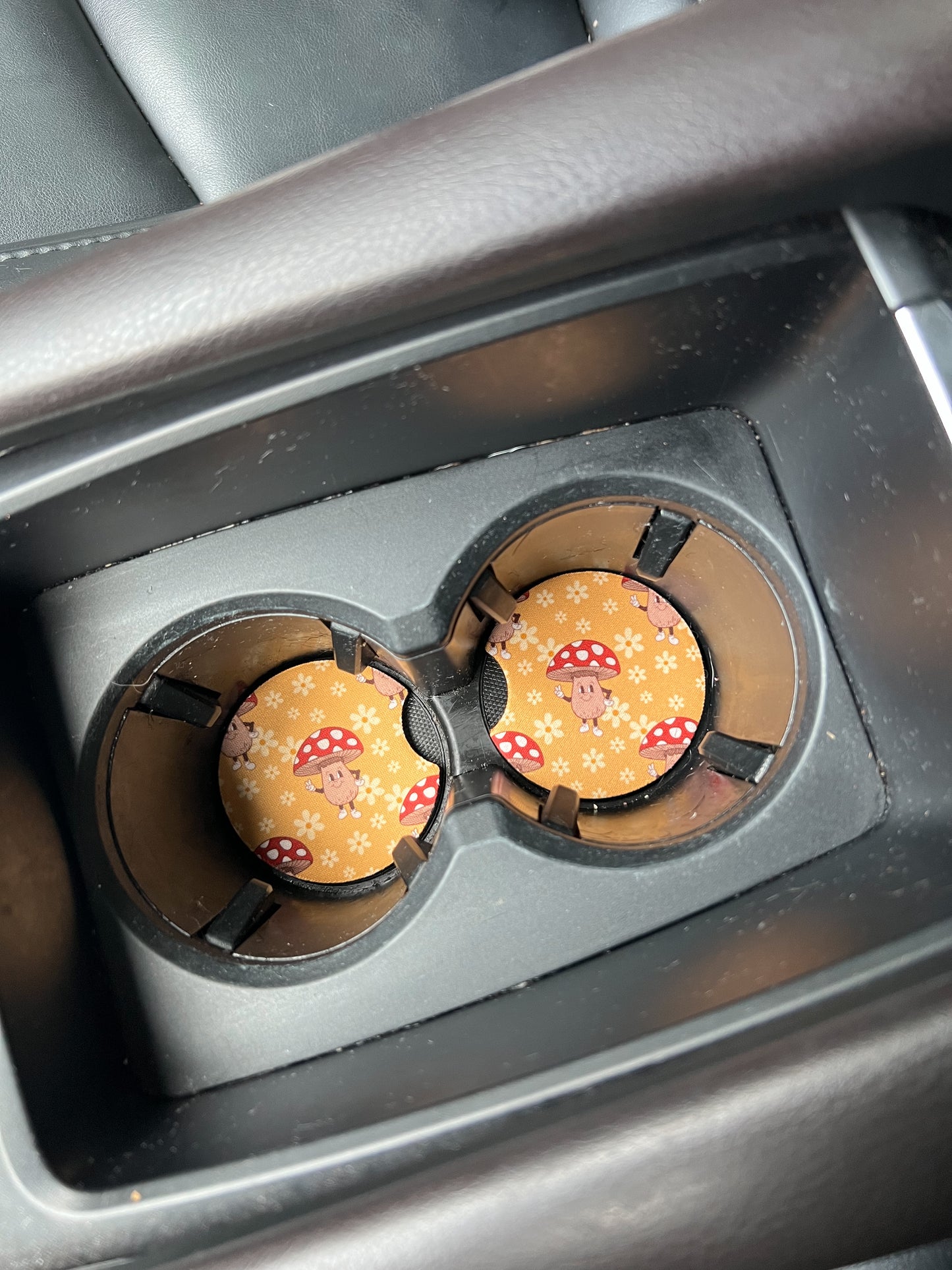 Marvin the Mushroom Car Coasters