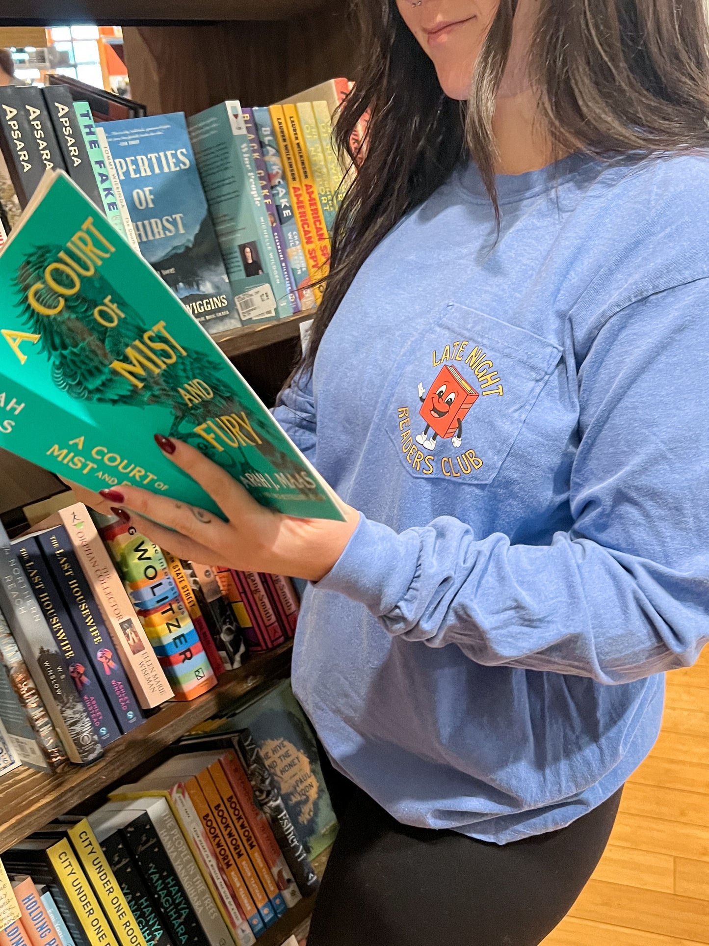 Late Night Readers Club Long Sleeve