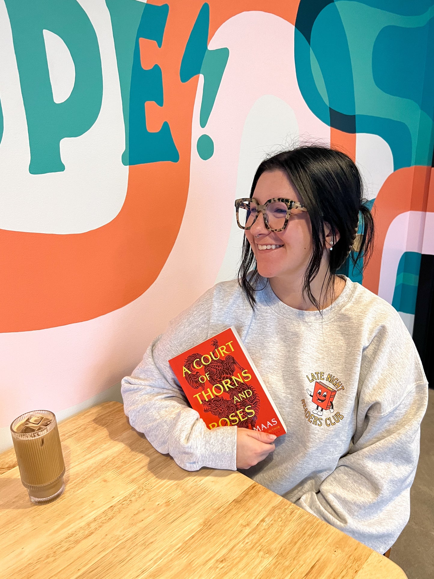 Late Night Readers Club Crewneck Sweatshirt