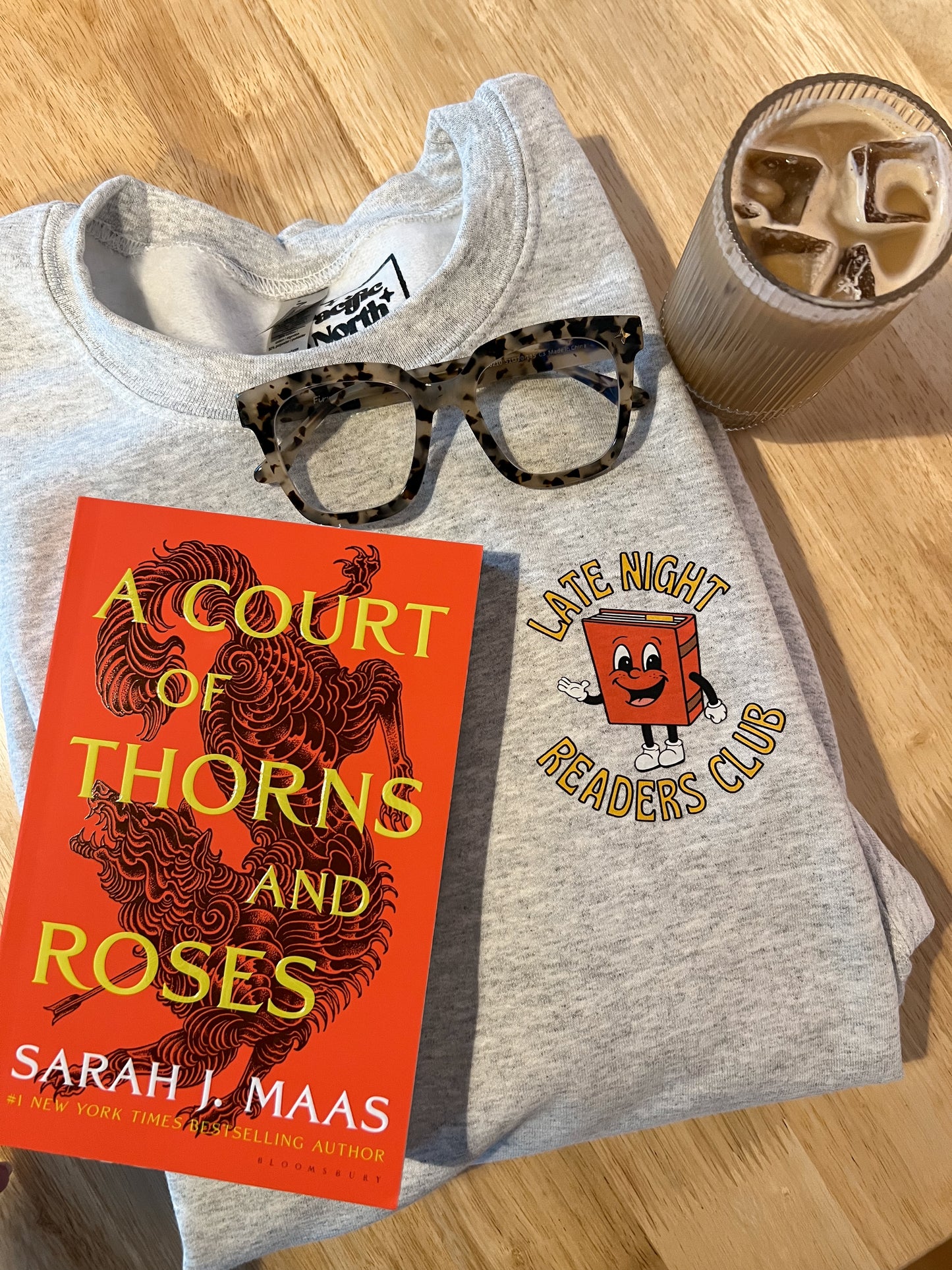 Late Night Readers Club Crewneck Sweatshirt