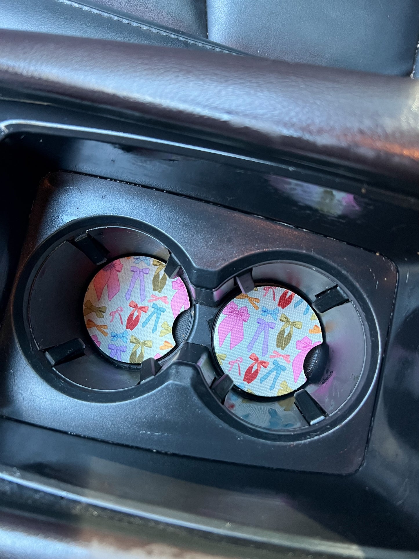 Vintage Bow Car Coasters