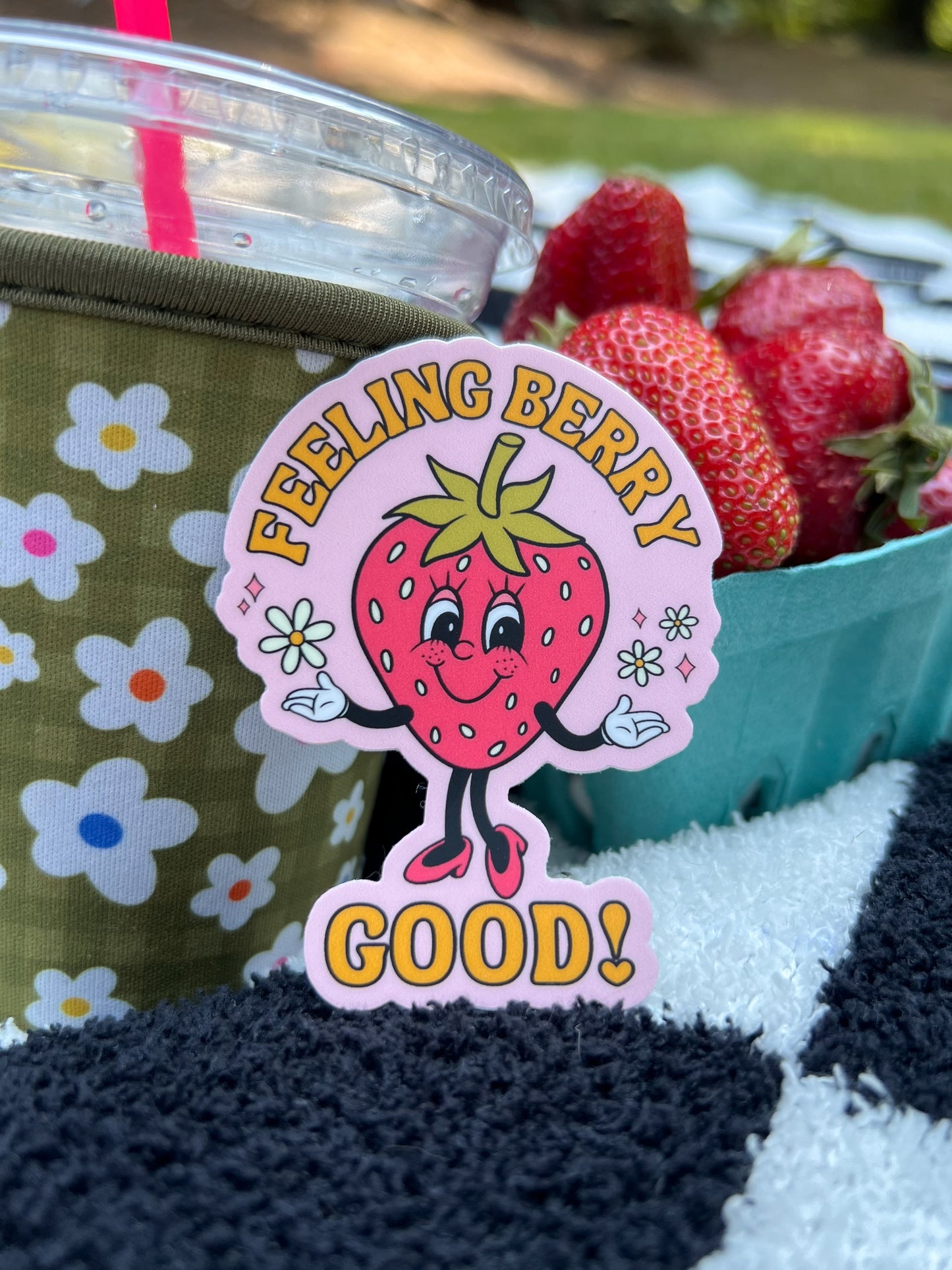 Feeling Berry Good Sticker