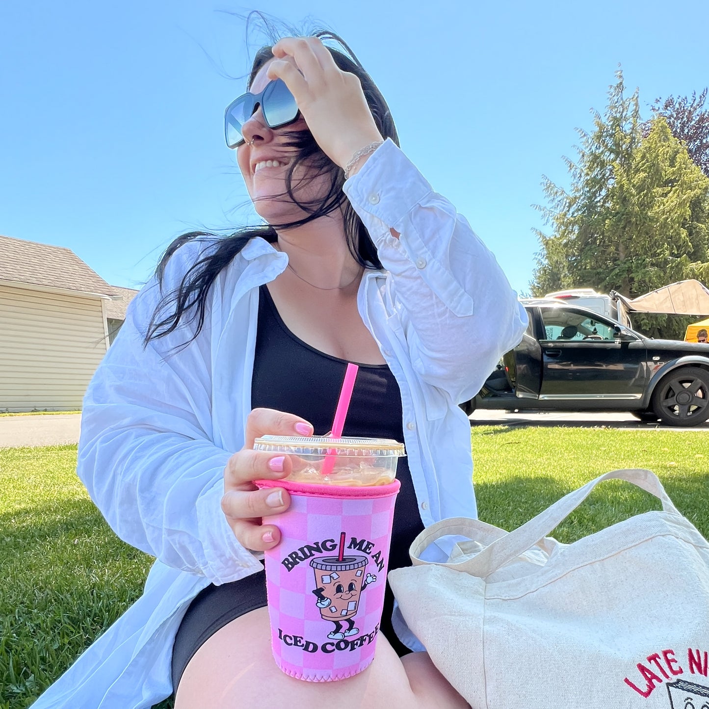 Bring me an Iced Coffee Drink Sleeve