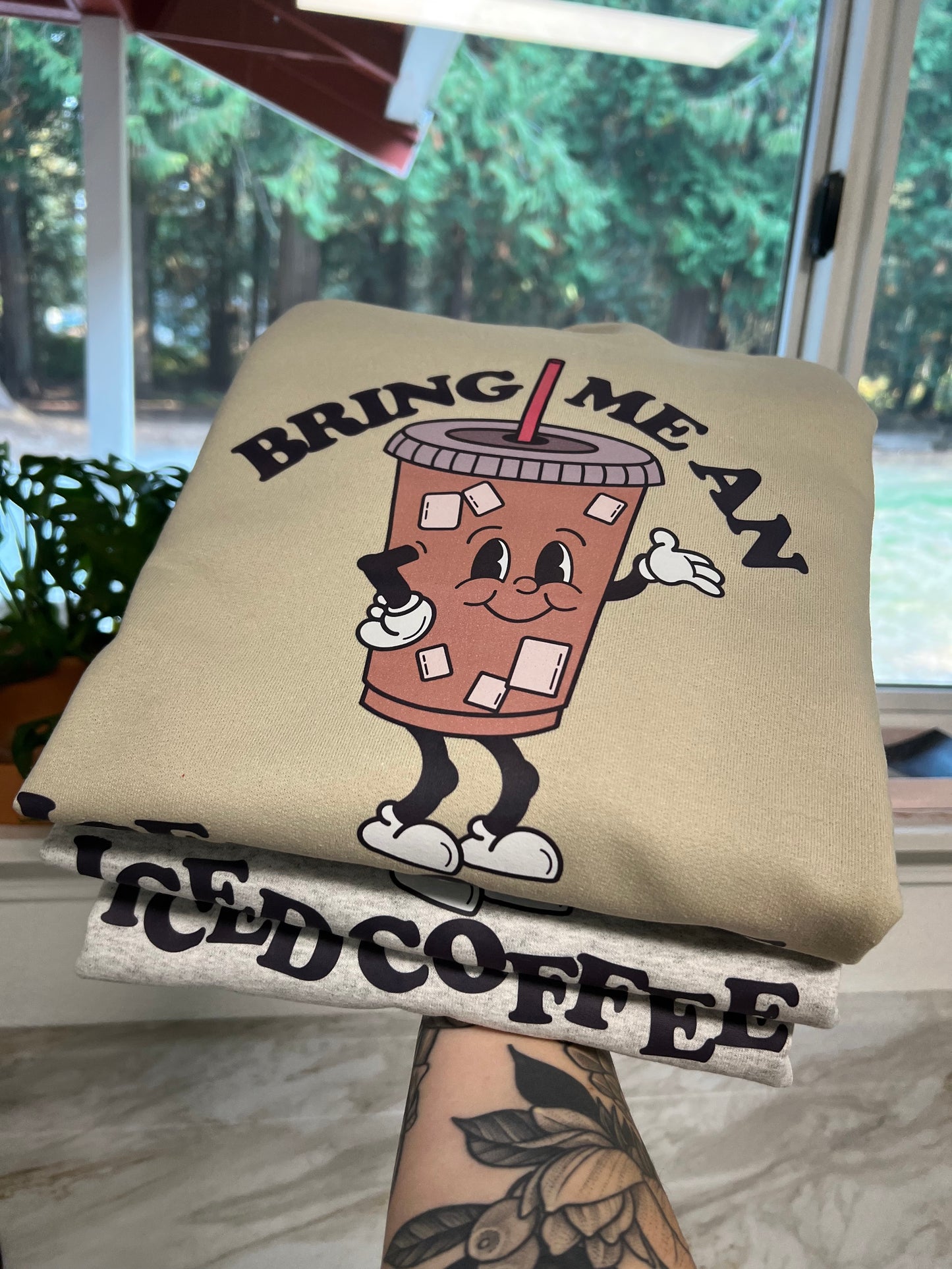 Bring me an Iced Coffee Crewneck Sweatshirt