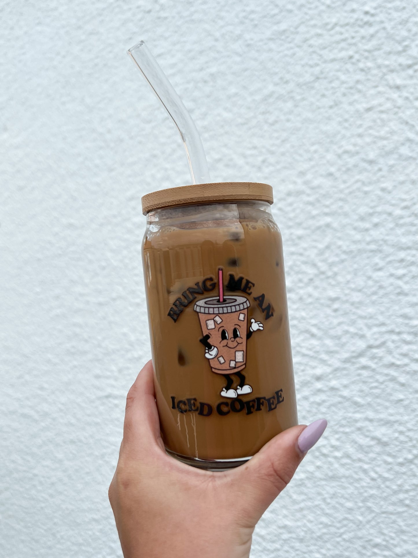 Bring me an Iced Coffee Can Glass Cup