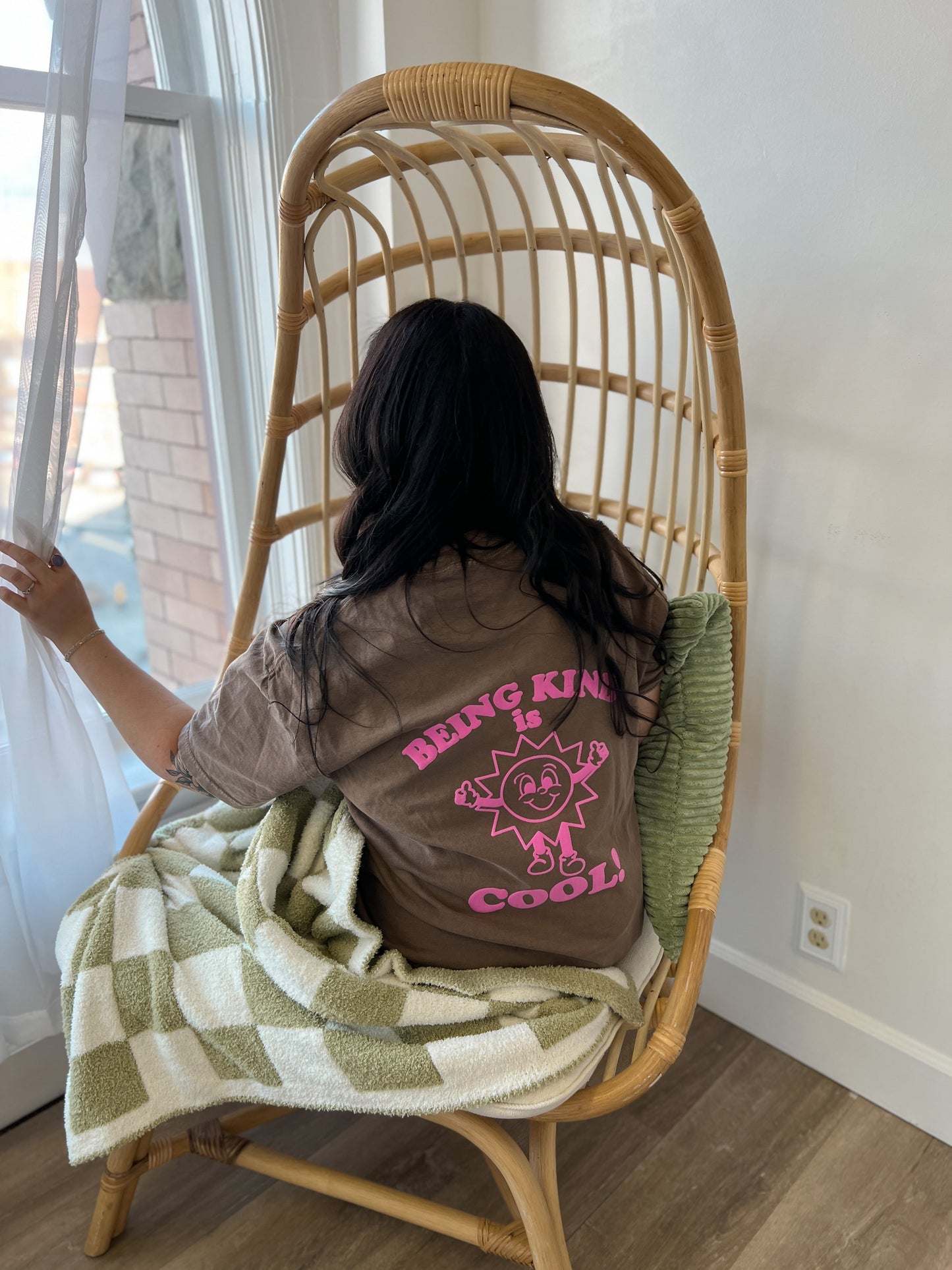 Being Kind is Cool Puff Print TShirt