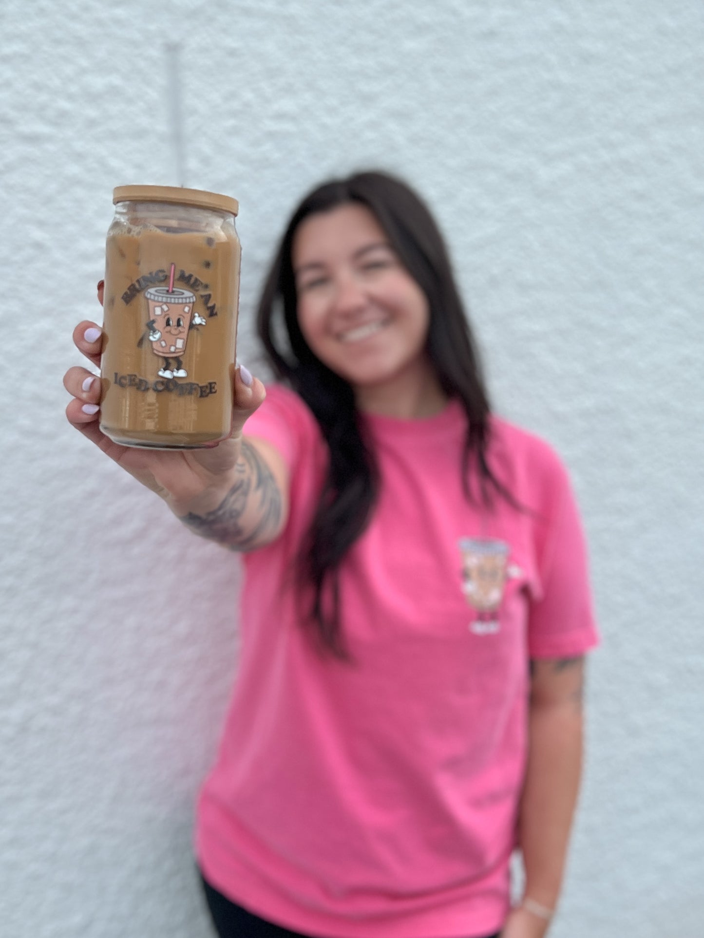 Bring me an Iced Coffee Can Glass Cup