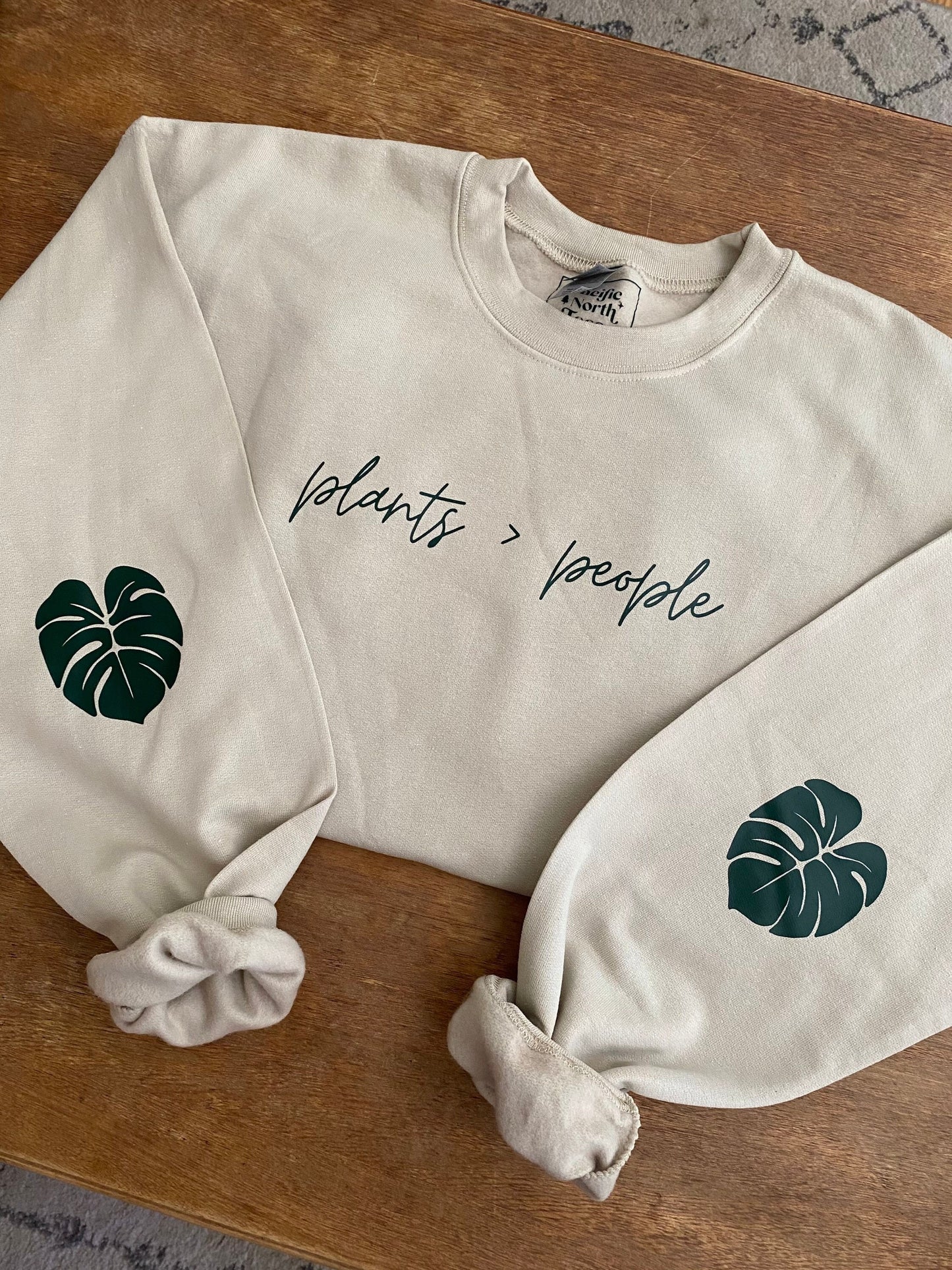 Plants > People Crewneck Sweatshirt