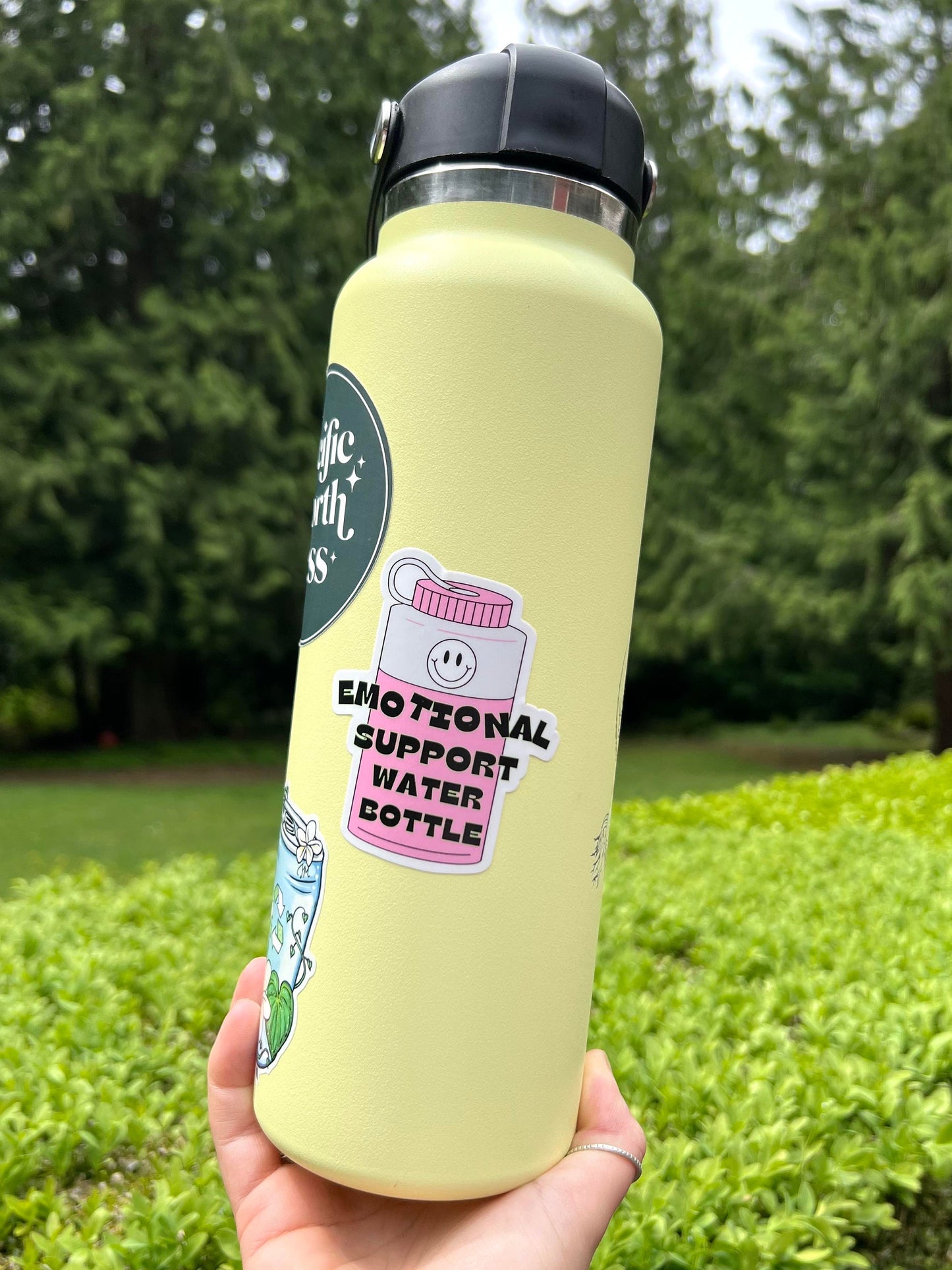 Emotional Support Water Bottle Sticker