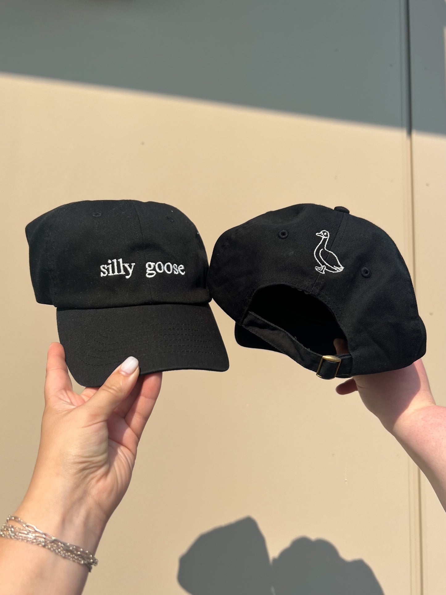 Silly Goose Embroidered Dad Hat
