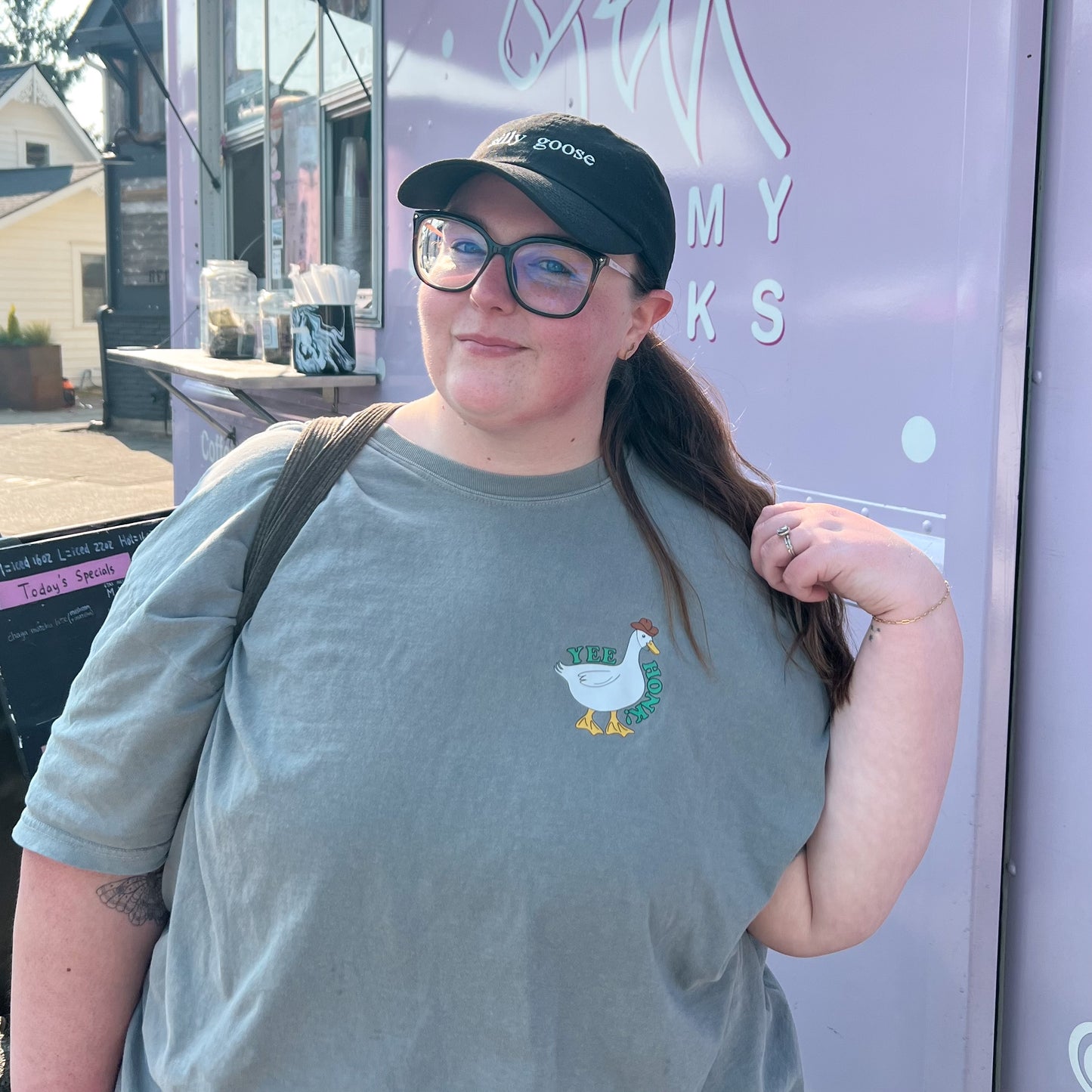 Silly Goose Embroidered Dad Hat