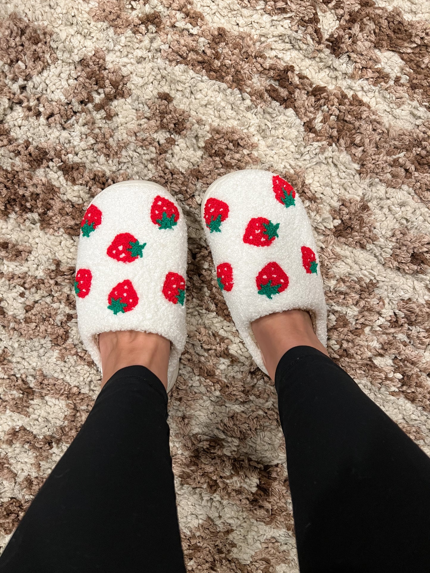 Strawberry Printed Slippers