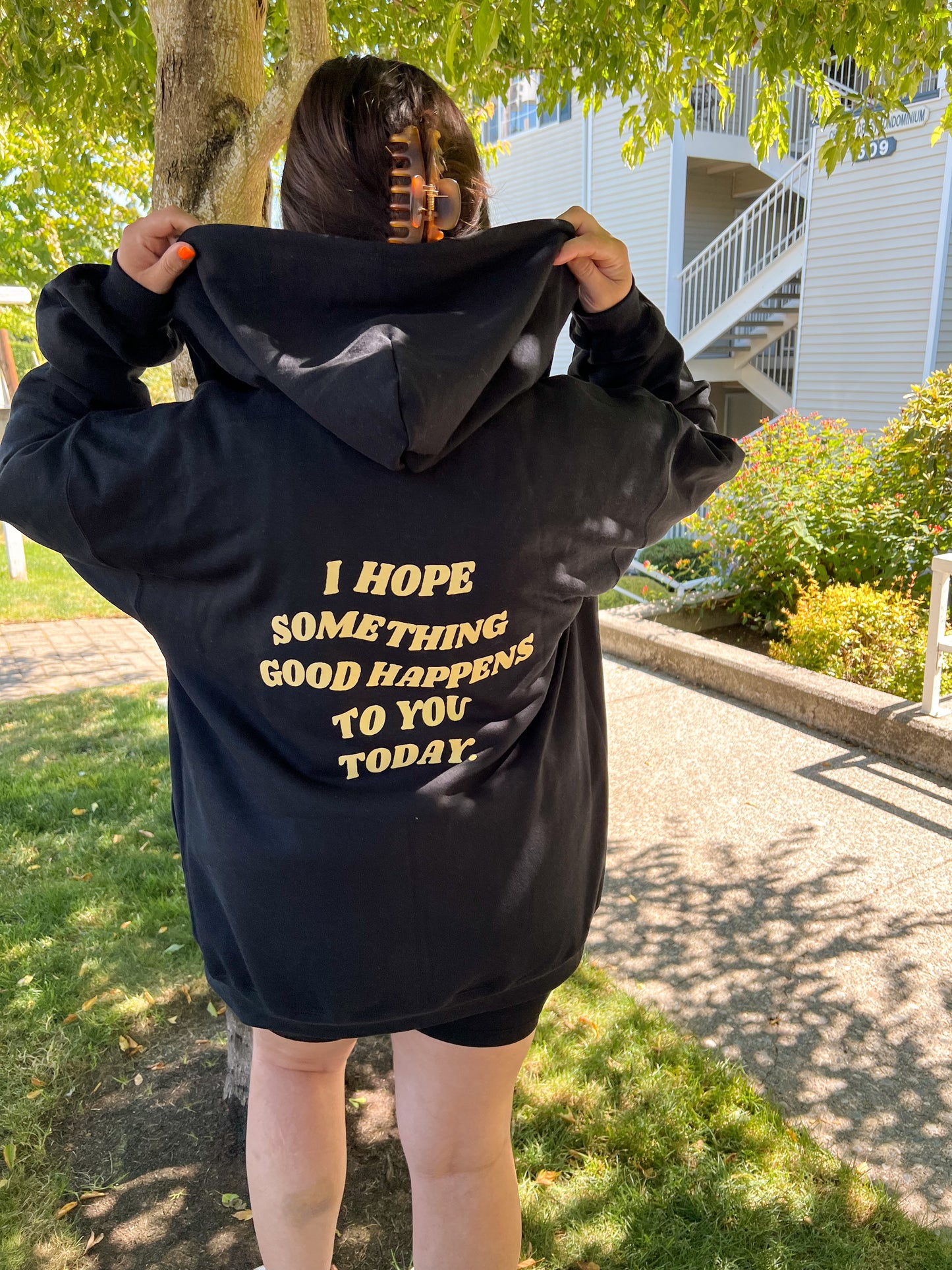 I Hope Something Good Happens to you Today Zip Up Hoodie