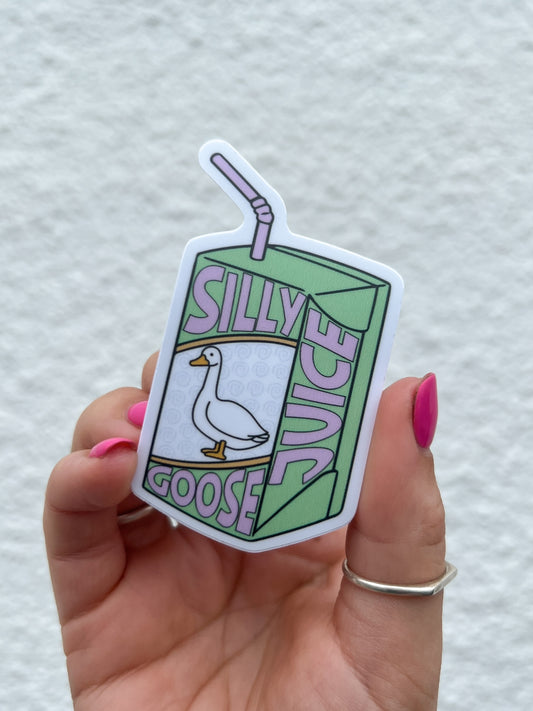 Silly Goose Juice Sticker