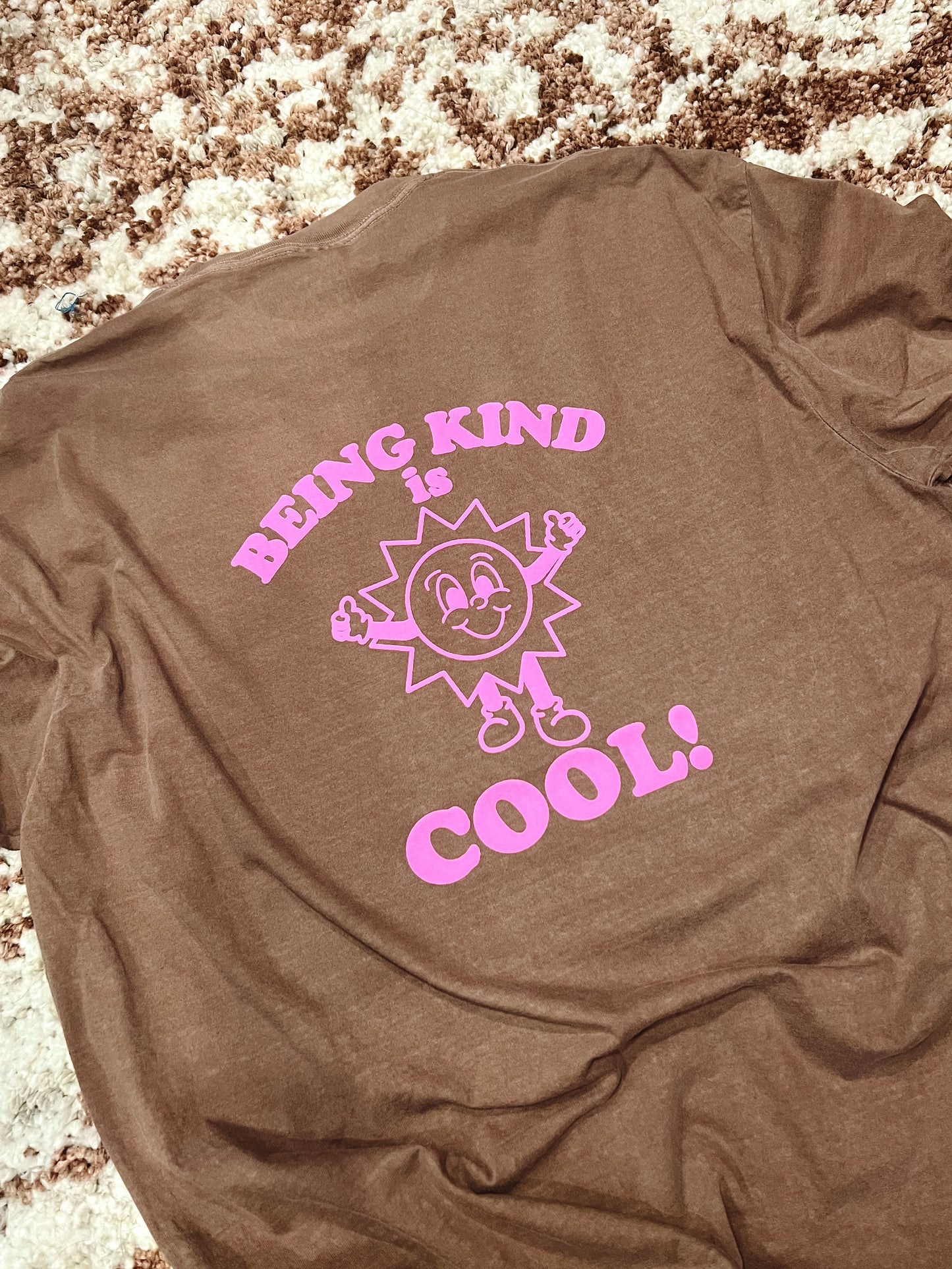 Being Kind is Cool Puff Print TShirt