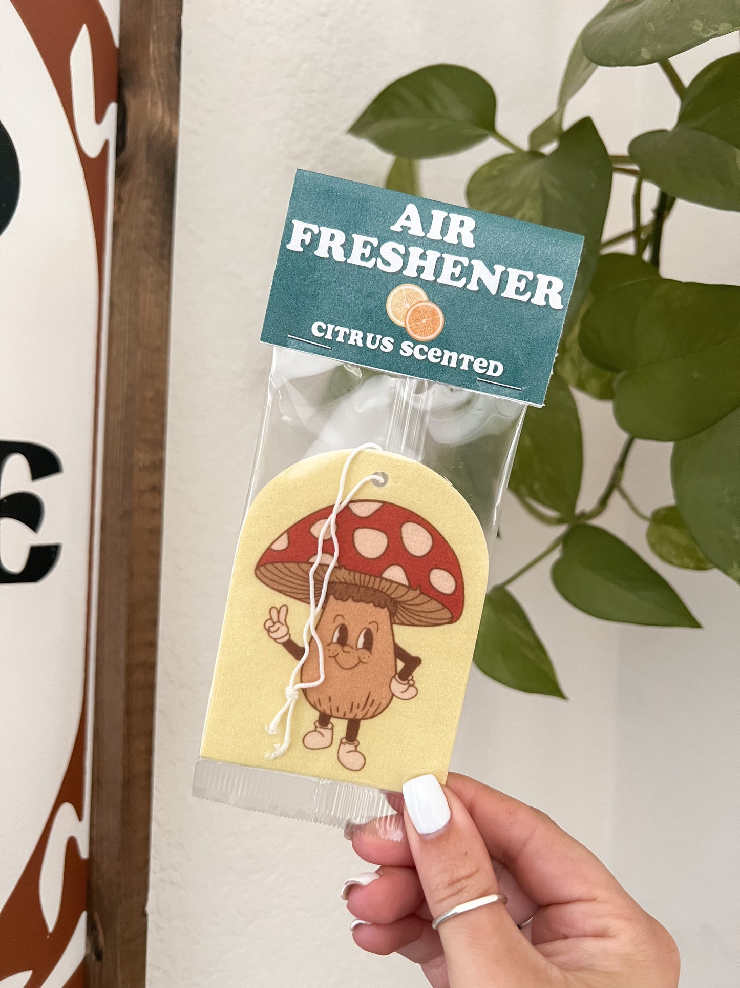 Marvin the Mushroom Car Air Freshener