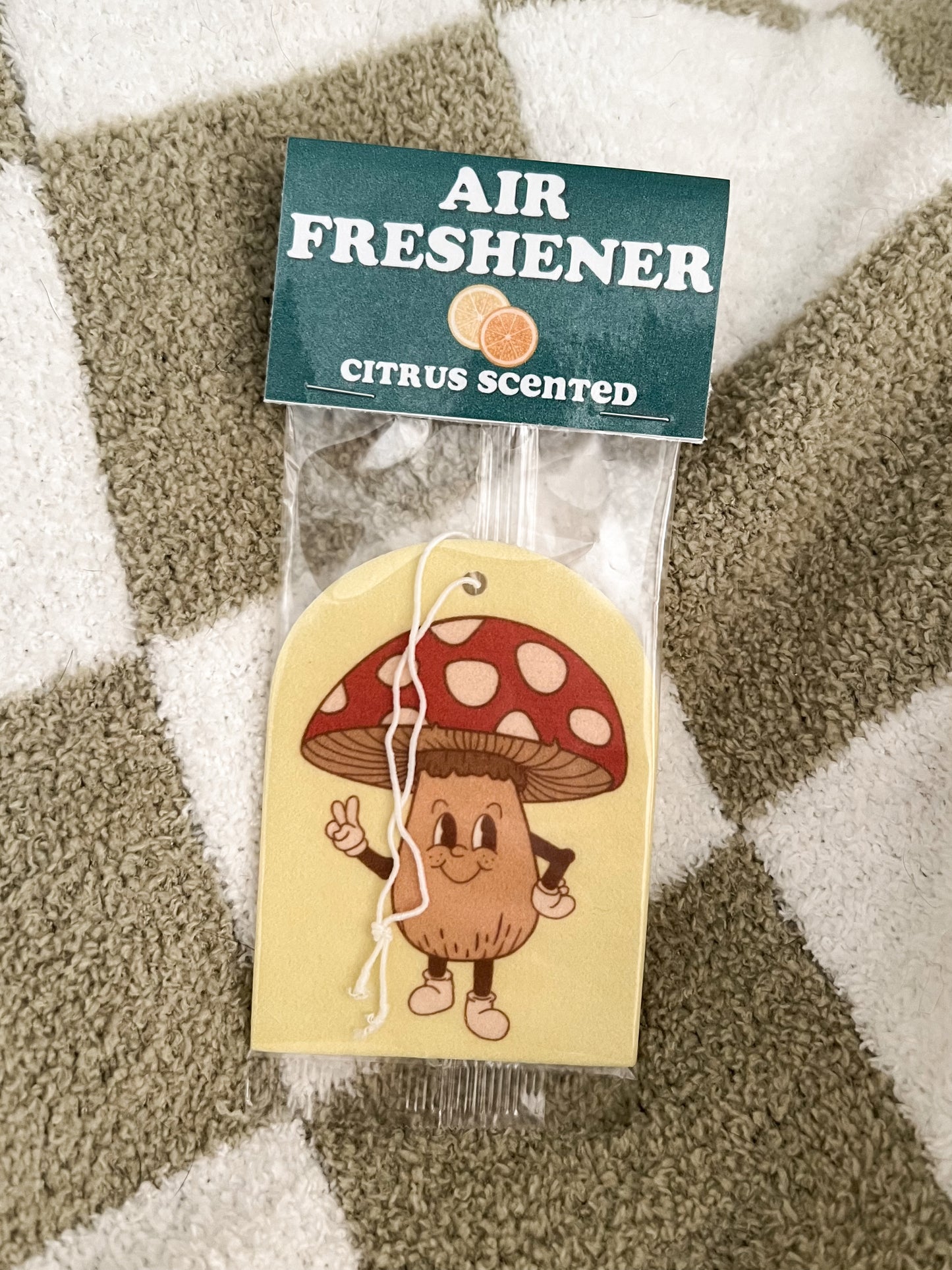 Marvin the Mushroom Car Air Freshener