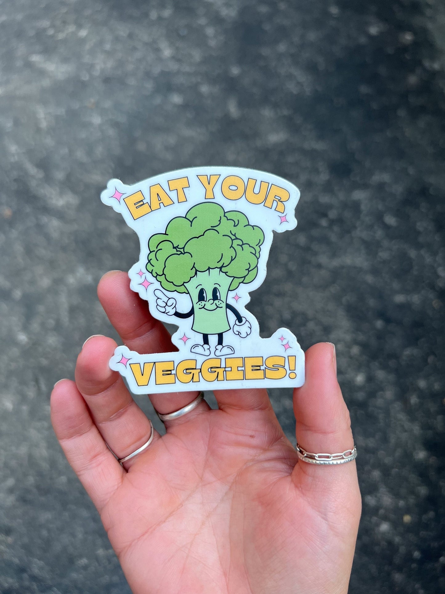 Eat Your Veggies Sticker