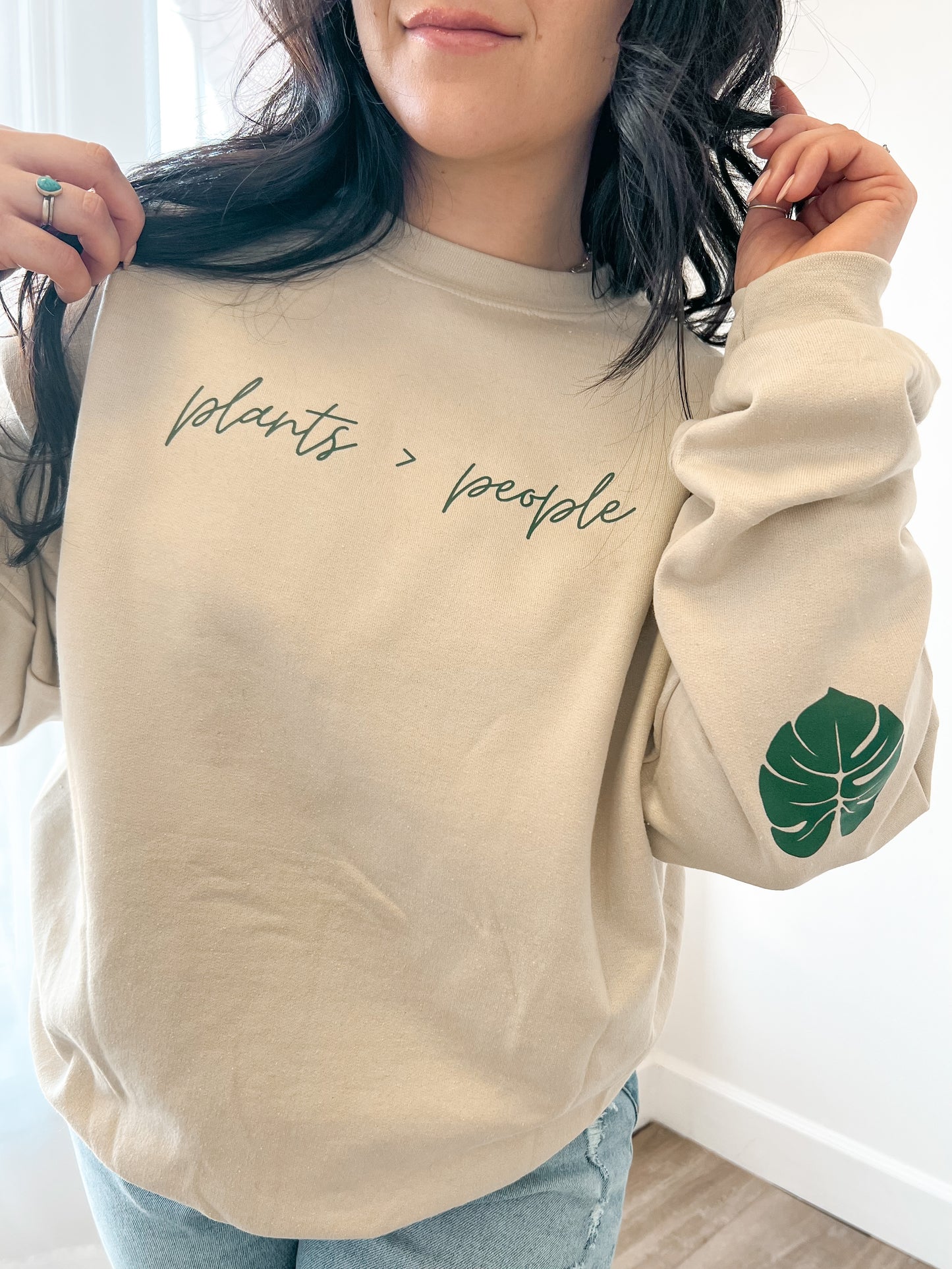Plants > People Crewneck Sweatshirt